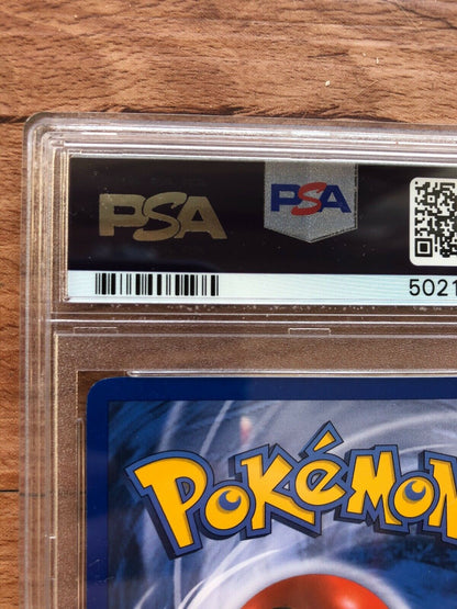 Pokemon Rayquaza Gold Star 107 107 Card PSA9