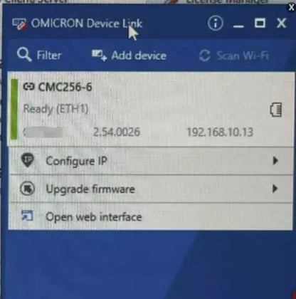 Omicron CMC256-6 relay protection tester FedEx fast shipping